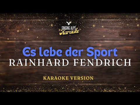 Es lebe der Sport - Rainhard Fendrich (Karaoke Version)