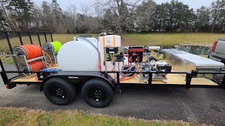 Power Washing Trailer Build