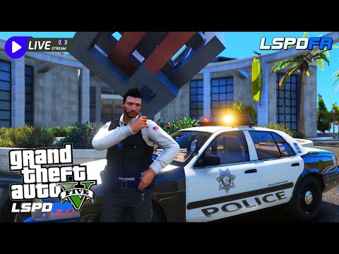 LIVE: GTA V LSPDFR Police Mod: Los Santos Patrol (Vegas cruisers w/rotators)