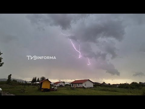 Tormenta eléctrica en San Vicente, martes 13 de octubre de 2026