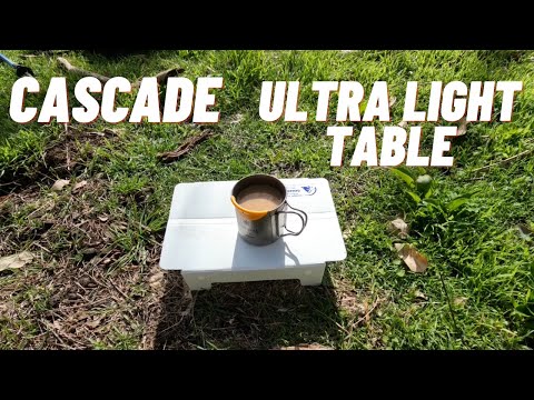 Ultralight backpacking table