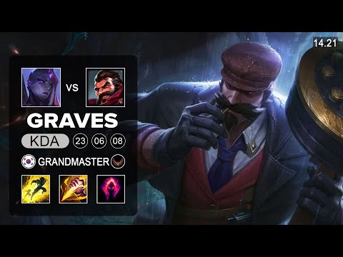 Graves vs Bel'Veth Jungle - KR Challenger - Patch 14.21 Season 14