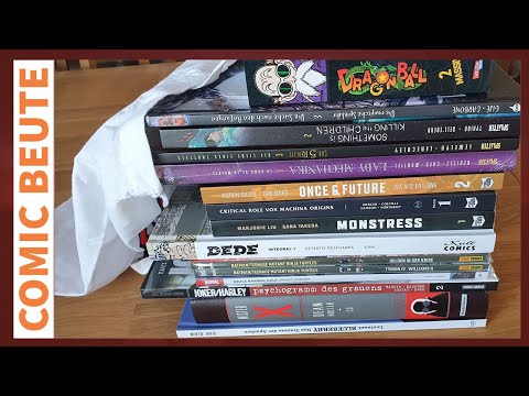 Comic Beute 9 | DEDE, Monstress, Batman/Turtles, Die 5 Reiche Bd.3, Blueberry Hommage, Mister X