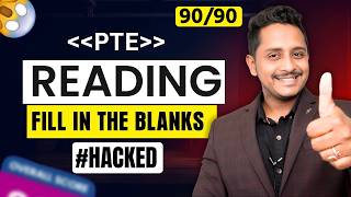 PTE Reading Fill in the Blanks HACKED 😱 Score 90 Easily!