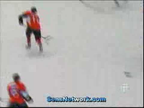 Alfredsson's goal 2/2 vs Canadiens - Feb 9/08