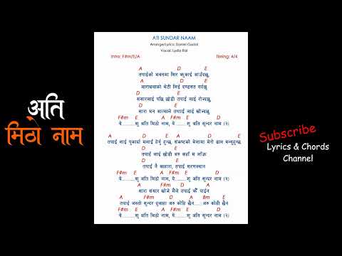 ATI MITHO NAAM - Lyrics and Chords