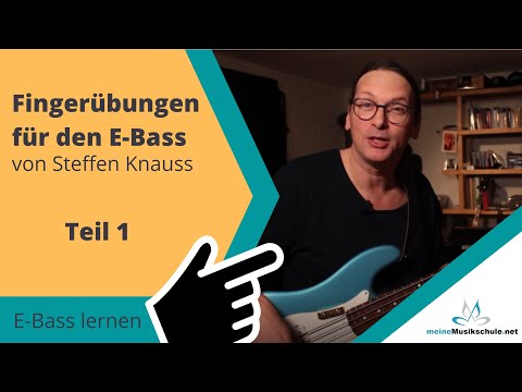 Fingerübung für E Bass-Spieler - Lektion 1 | E Bass lernen mit Steffen Knauss