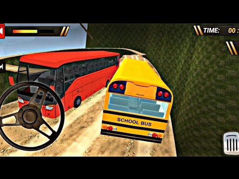 Offroad school bus driving simulator 2022 ll School Bus game ll Game Videos ll Android Gameplay