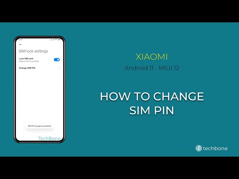 How to Change SIM PIN - Xiaomi [Android 11 - MIUI 12]