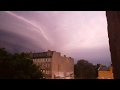BOW ECHO Hurricane HURAGAN Nad Gnieznem 11 08 2017