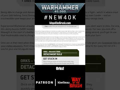 Warhammer 40,000 Faction Focus: Orks #shorts