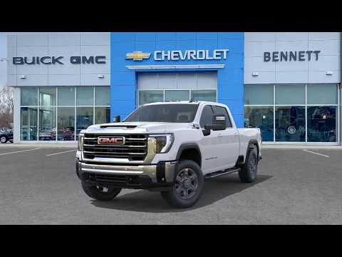 2026 GMC Sierra 2500HD Crew Cab Standard Box 4-Wheel Drive SLE in White for sale at Bennett Chevrolet Cadillac Buick GMC Ltd. in Cambridge, ON
