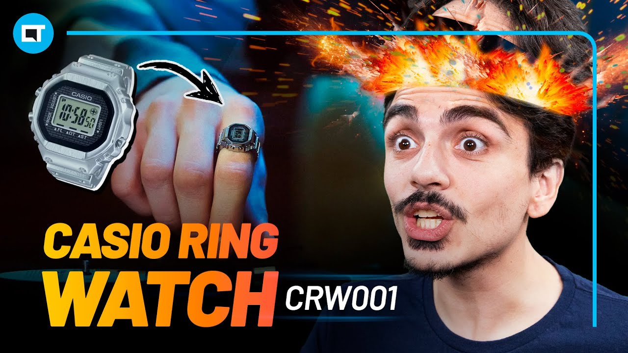 O Anel inteligente da CASIO, RING WATCH CRW001