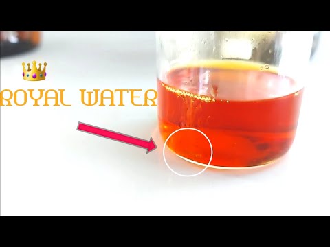 Magic Potion That Can Dissolve Gold And Platinum. Dissolving Gold In Aqua Regia or Royal Water.