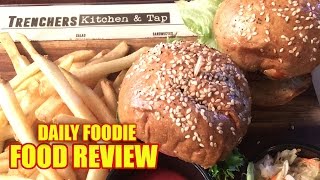 Bacon Wrapped Meatloaf Sliders Review - Trenchers Kitchen & Tap Landing Unwrapping #foodreview
