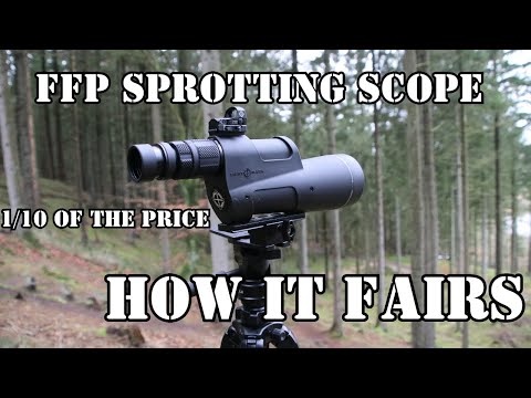 Sightmark Latitude 20-60x80 XD Tactical spotting scope test and review