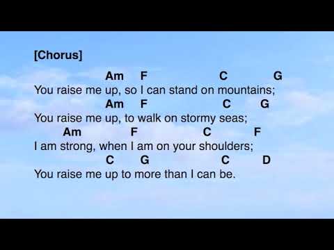 You Raise Me Up With Chords Diagrams
