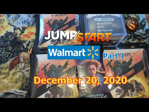 (MtG) Cracking JumpStart 12/20/2020; Walmart Pt. 1