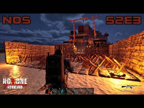 No One Survived 0.04.9 S2E3 Horde Defence and NPC Housing. Whatever Mike.... Let's Play Solo EA