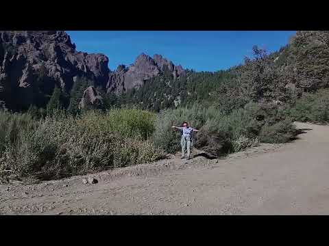 Дорога на вилла Трафуль. El camino a Villa Traful en la provincia de Neuquén (Patagonia, Argentina)