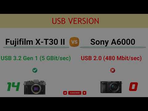Fujifilm X-T30 II vs Sony A6000 Comparison: 16 Reasons to buy X-T30 II and 7 Reasons to buy A6000