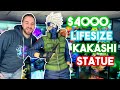 250 000 SUB SPECIAL Lifesize Kakashi Statue Unboxing HUGE Naruto Showcase M3 Studio