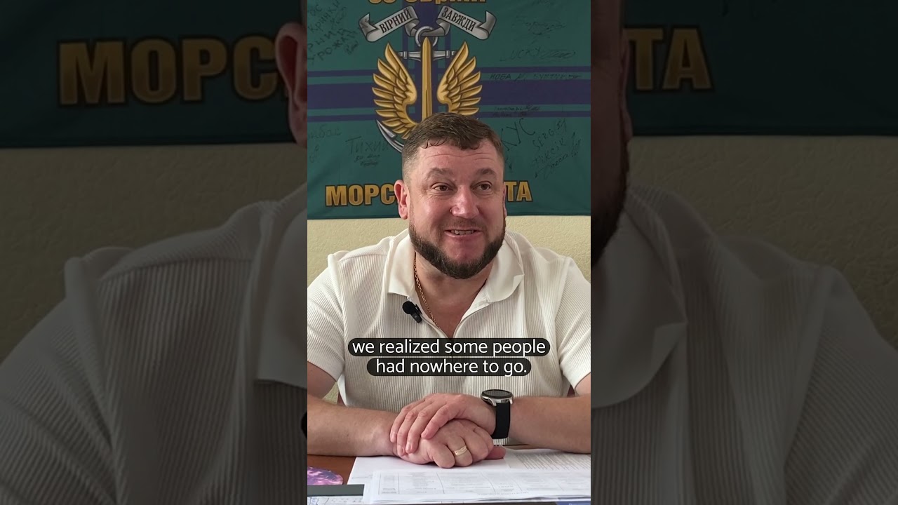 Meet Kostiantyn, Head of Shelters for Displaced Ukrainians