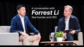 Sea founder and CEO Forrest Li in conversation with Tyler Bryson