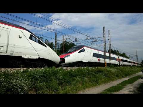 ETR.503 SBB IN DOPPIA TRANSITA A LENTATE (Monza) 7 - 7 - 2017