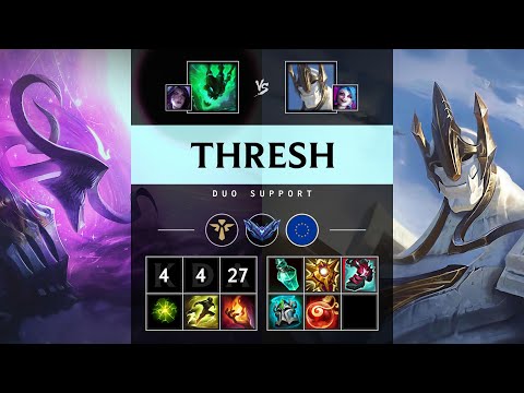 Thresh Support vs Galio - EUW Diamond Patch 25.12