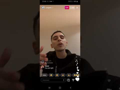 Geko UK Rapper says it how it is 🤣 Insta Live 2021 #happynewyear #washyourarse