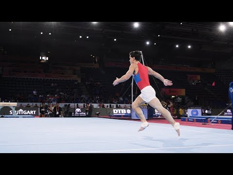 Artur Dalaloyan (RUS) FX 2019 Worlds Stuttgart   Podium Training
