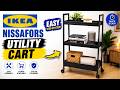 How To Assemble IKEA NISSAFORS Utility Cart Easy Step By Step Guide