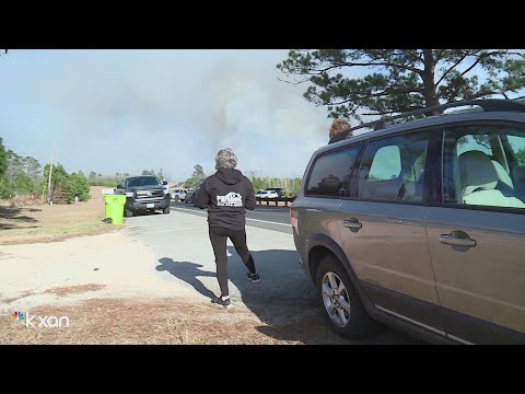 6 p.m. update: Bastrop County residents worried after wildfire breaks out