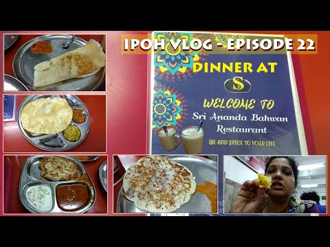 Sri Ananda Bahwan Ipoh revisitado, para jantar vegetariano - Ipoh Vlog -22