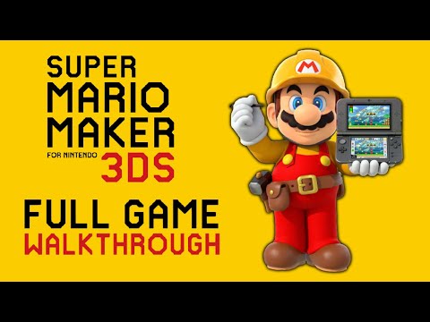 Super Mario Maker (3DS) - Full Game 100% Walkthrough (All Medals)