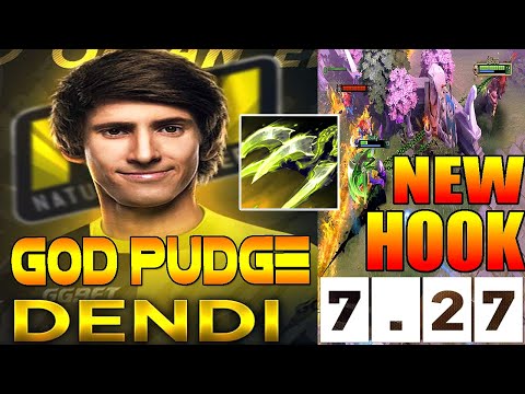 Dendi Pudge God is Back With New Hook The Abscesserator 200 IQ Genius Plays 7.27 Dota 2 Gameplay