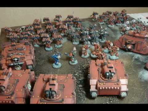 Massive Blood Angels army, Forge World, and magnetized everything!