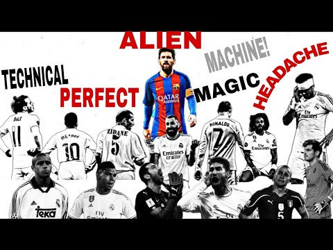REAL MADRID PLAYERS GLAZING MESSI FOR 10 MINUTES STRAIGHT 