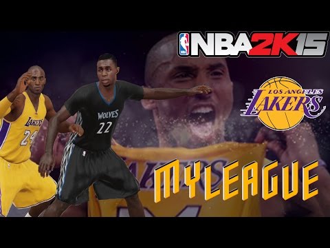 NBA 2K15 MyLeague Mode Ep.6 - Los Angeles Lakers - Kobe Bryant VS Andrew Wiggins! - Going to school!