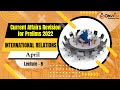 International Relations Lecture 8 Prelims Revision 2022 April 2022 OnlyIAS