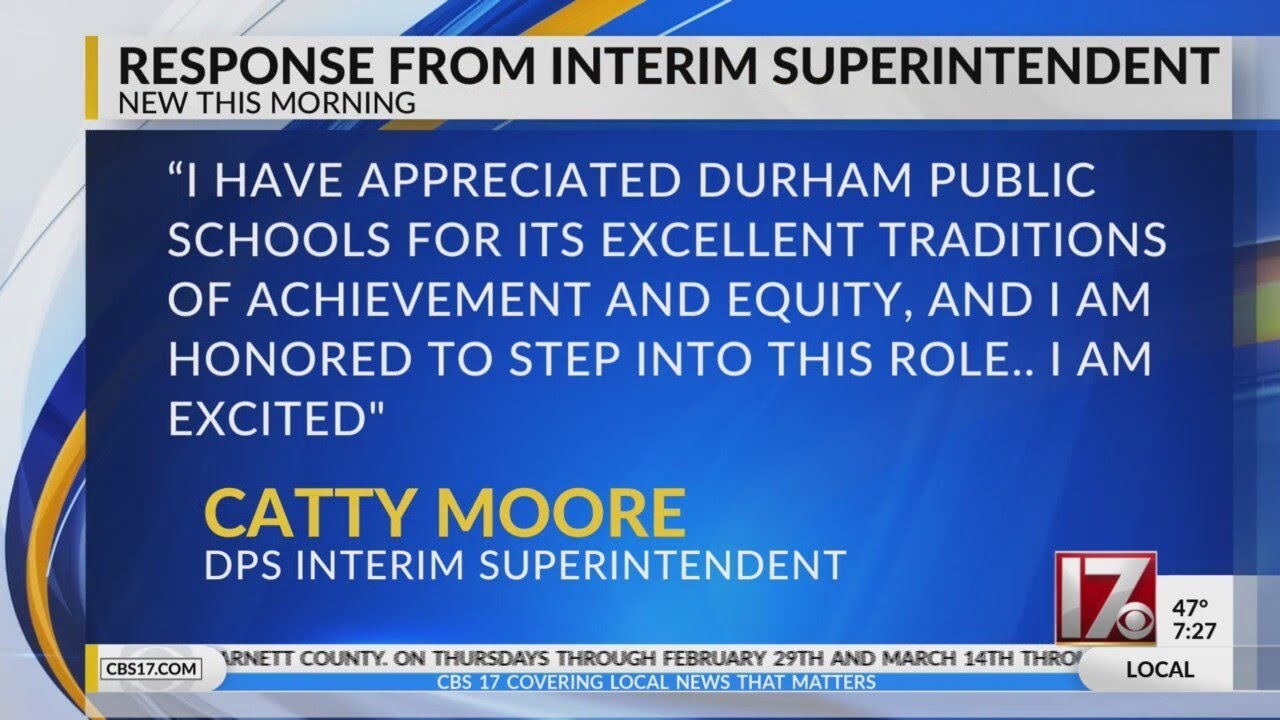DPS interim superintendent releases statement