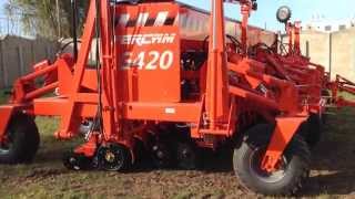 Sembradora Fercam G-420 - Clavado de tren de siembra