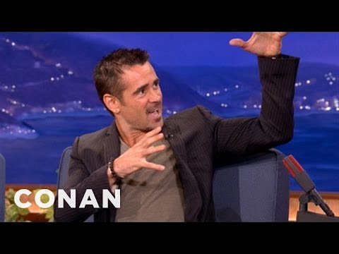 Colin Farrell Gets Crotch-Punched In The Face | CONAN on TBS