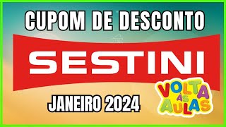Ofertas e Cupom de Desconto Sestini Janeiro 2024 - Volta as aulas Sestini 2024