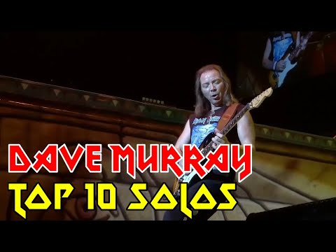 TOP 10 DAVE MURRAY SOLOS - IRON MAIDEN
