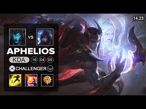 Aphelios vs Kalista ADC - KR Challenger - Patch 14.23 Season 14