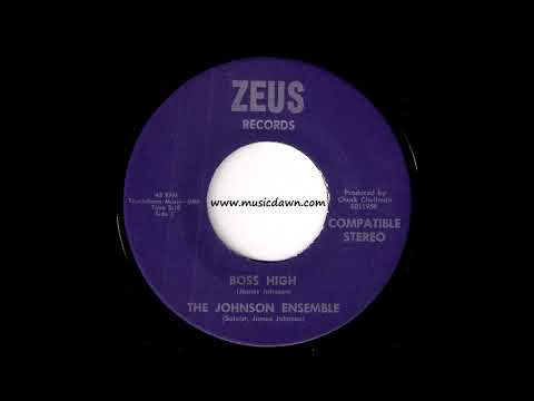 The Johnson Ensemble - Boss High [Zeus Records] 1972 Gospel Funk 45 Video