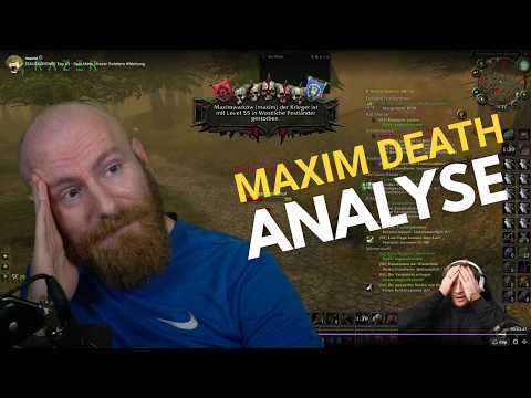 Maxim stirbt mit Level 55 😱 | FalganWoW reagiert auf Sauercrowd HC death