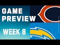 Chicago Bears vs. Los Angeles Chargers | 2023 Week 8 Game Preview